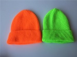 Unisex Cotton Warm Fluorescent HIP HOP Women's Knitted Winter Hats Skullies Beanies