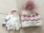 Hat and gloves set