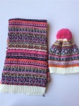 Hat and scarf set