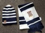 Custom Made Acrylic Knitted letter Scarf & Hat